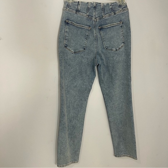 Good American Denim Slim Straight Mega Compression Jeans Curvy Girl Country Sexy - Picture 14 of 15